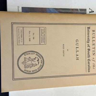 Collection of books exploring Sweet Grass Baskets, Gullah & Low Country Recipes and More!