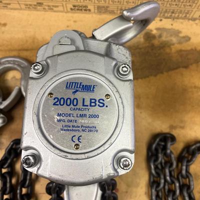 Little Mule 2000-Pound Capacity Level Chain Hoist (B2-MG)