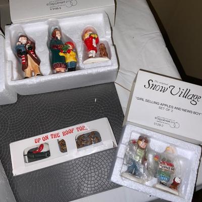 Lot of Department 56 Snow Village