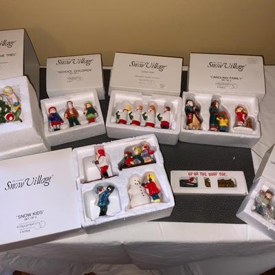 Lot of Department 56 Snow Village