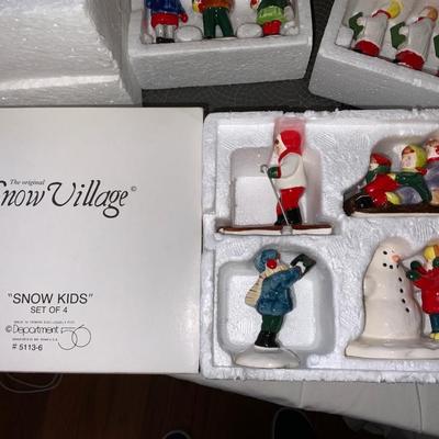Lot of Department 56 Snow Village