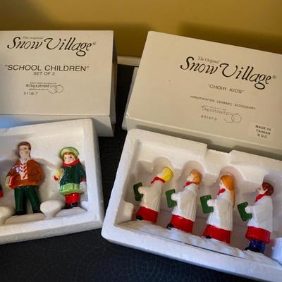 Lot of Department 56 Snow Village