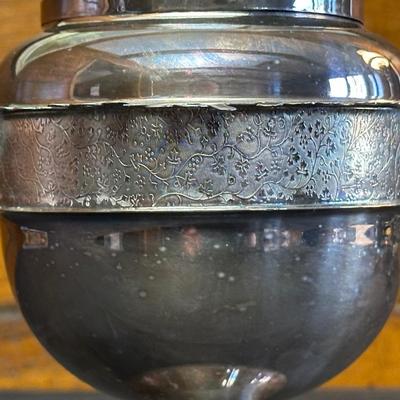 Antique Silver-plate “Spooner” Appetizer Bowl and Swan Candelabra