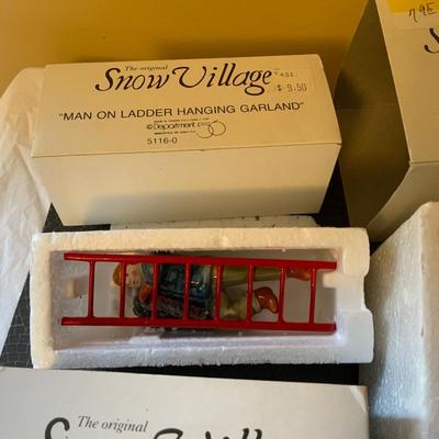 Lot of Department 56 Snow Village