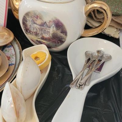 Tea set, tea pot, Sunbeam fry pan