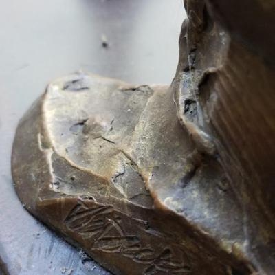 "Console" Half Life Size Bronze Sculpture by Jane DeDecker