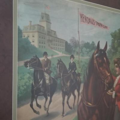 Kendell's Spavin Cure Advertising Poster