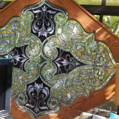 Large Stained Glass Piece by Marc Bogenreef