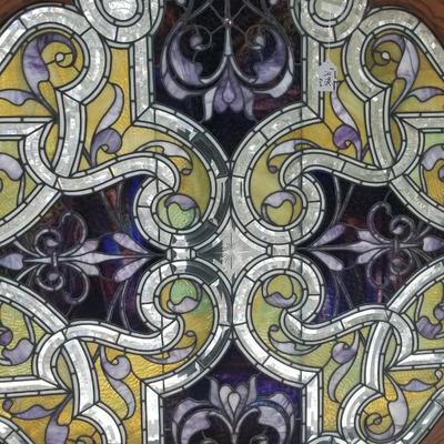 Large Stained Glass Piece by Marc Bogenreef