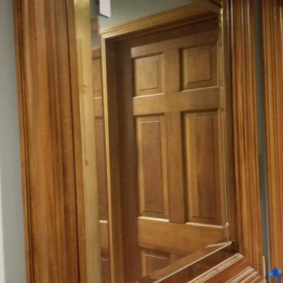 Ralph Lauren Beveled Glass Mirror