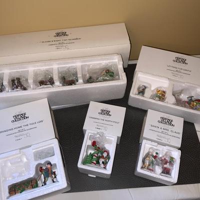Lot of Department 56 Heritage Village Collection