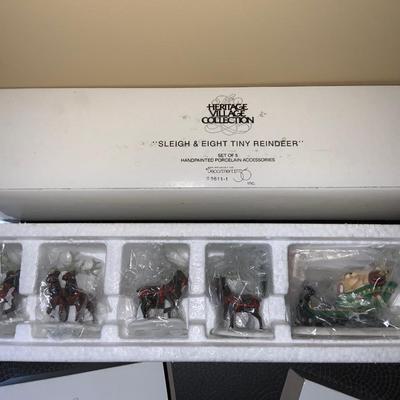 Lot of Department 56 Heritage Village Collection