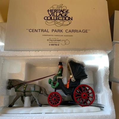 Lot of Department 56 Heritage Village Collection