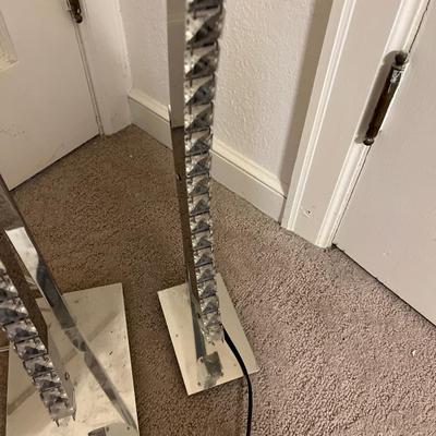 Crystal floor and table lamp