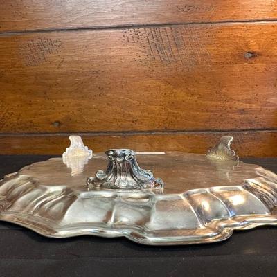 Collection of Silver Plated Dishes and Vase