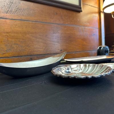 Lot of Silver plated Trinket & Candy Dishes