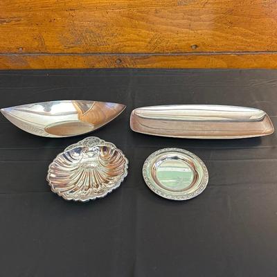 Lot of Silver plated Trinket & Candy Dishes