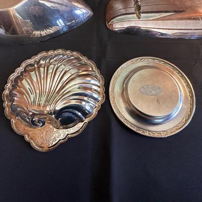 Lot of Silver plated Trinket & Candy Dishes