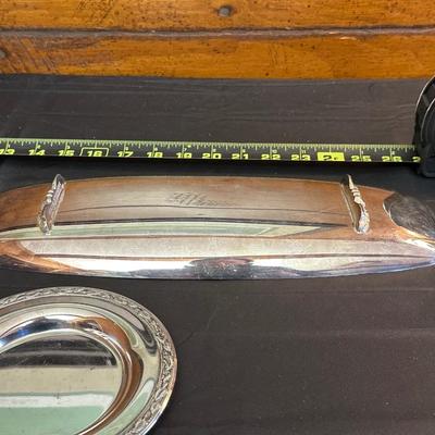 Lot of Silver plated Trinket & Candy Dishes