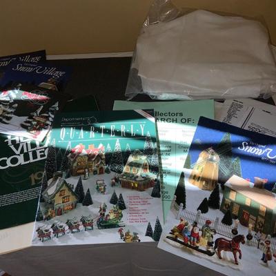 Lot of vintage department 56 catalogs and price lists