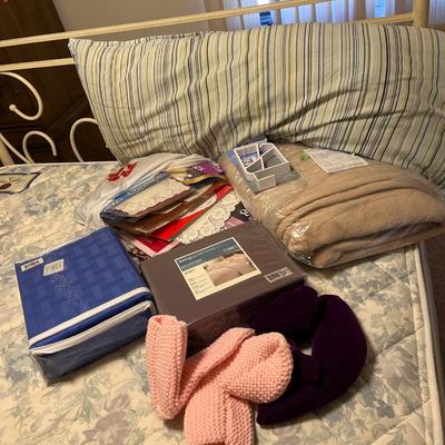 Two new queen sheet sets, nice blanket and more