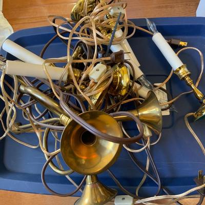 Lot of Christmas Lights and garland