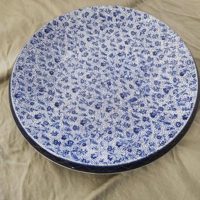 Vintage Blue and White Plate