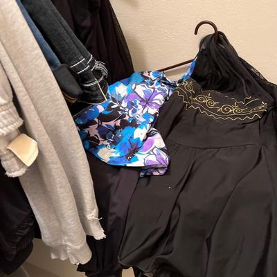 Closet of clothes-large and extra large sizes