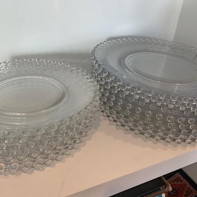 Vintage Candlewick Plates Lot - 8” & 10”
