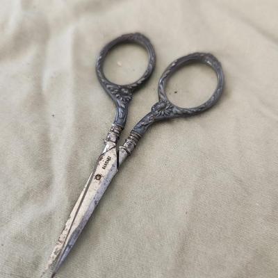 Antique Sterling Embroidery Scissors
