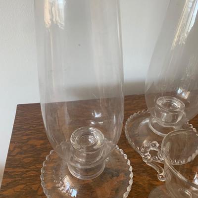 Vintage Candlewick Service CandleBases & Pieces