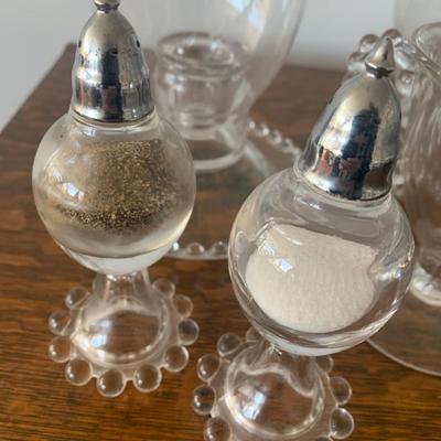 Vintage Candlewick Service CandleBases & Pieces