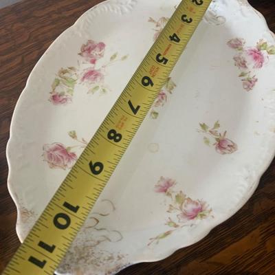 Warwick Antique China Platters Lot