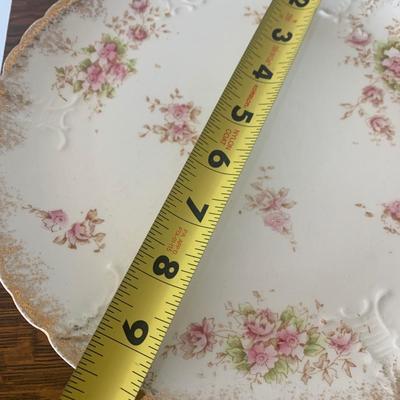 Warwick Antique China Platters Lot