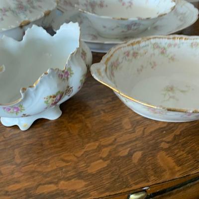 Haviland Limoges "Apple Blossom" China Set 50+ Pieces