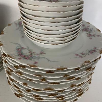 Haviland Limoges "Apple Blossom" China Set 50+ Pieces