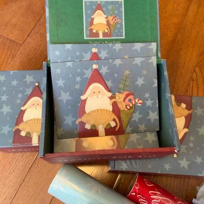 Vintage Lot of Misc Box of Christmas items including ornaments