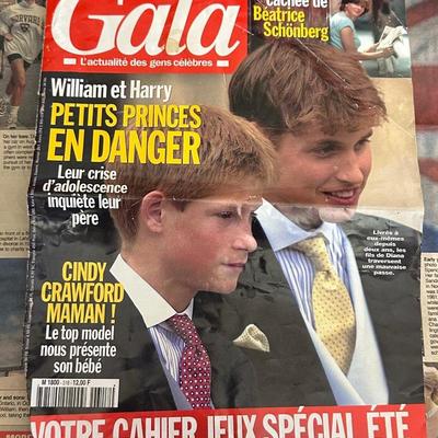 1997 Newspaper Cover Following the Death of Princess Diana, Two Coin Edged Pendants and More Items following the Royal Family