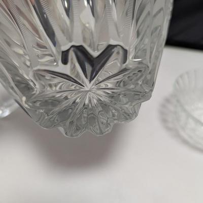 Russian Hand Cut Bowl & Lenox Crystal Bowl & Candy Dish #37 (DR)