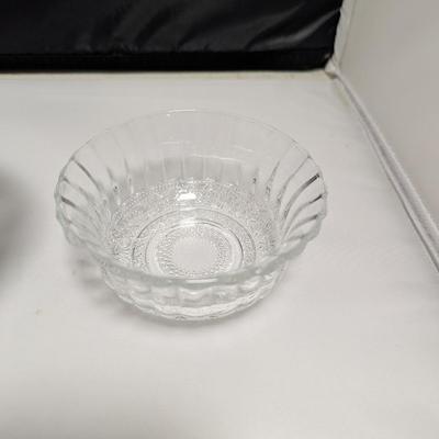 Russian Hand Cut Bowl & Lenox Crystal Bowl & Candy Dish #37 (DR)