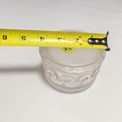 Lalique Swan Powder Bowl & Lid Signed #38 (DR)