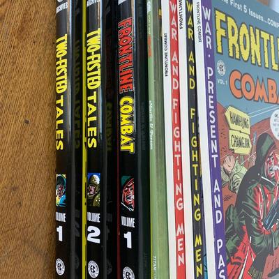 Large Bound Comics Frontline Combat & Two Fisted Tales. Clean