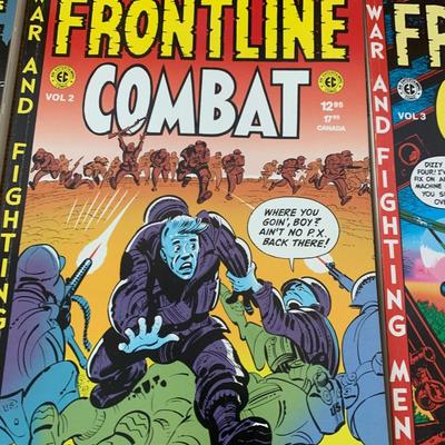 Large Bound Comics Frontline Combat & Two Fisted Tales. Clean