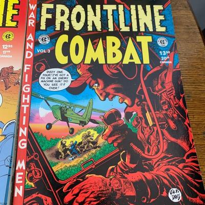 Large Bound Comics Frontline Combat & Two Fisted Tales. Clean