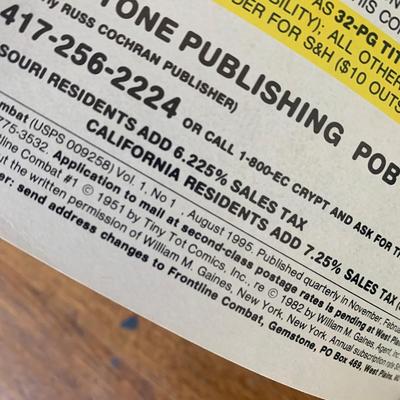 Large Bound Comics Frontline Combat & Two Fisted Tales. Clean