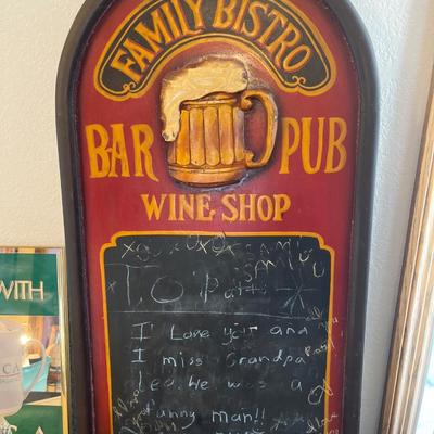 Bull & Bush poster, bar wall art & accessories