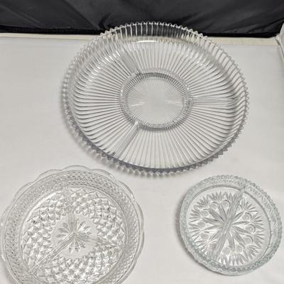 Divided Vegetable Servers - 1 Large Vintage Mikasa Divided Vegetable Platter #41 (DR)