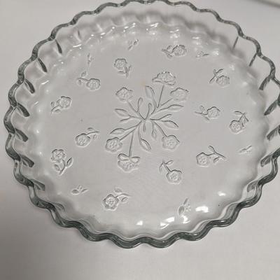 Glass Appetizer/Vegetable Serving Platters #43 (DR)