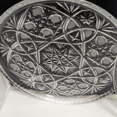 Glass Appetizer/Vegetable Serving Platters #43 (DR)