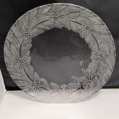 Glass Appetizer/Vegetable Serving Platters #44 (DR)